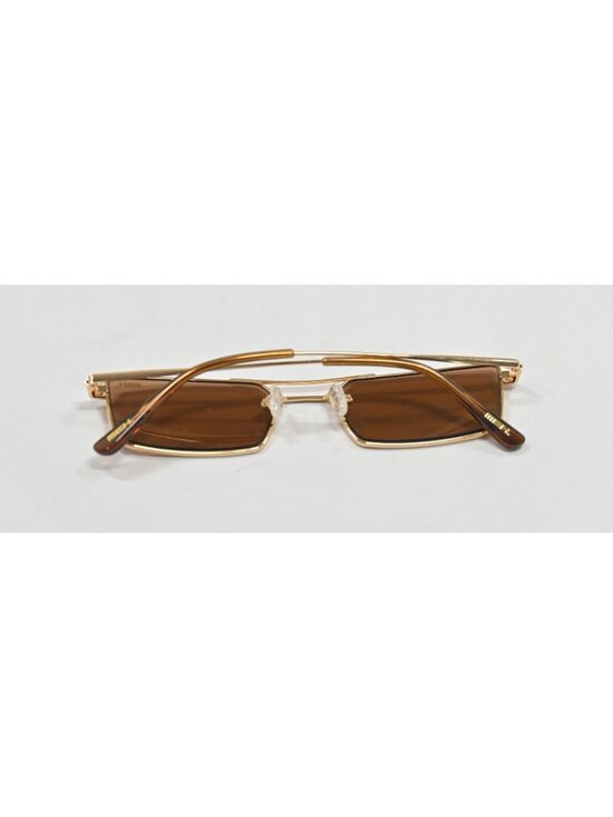 MEH Studios Annie Sunglasses in Gold/Cappuccino